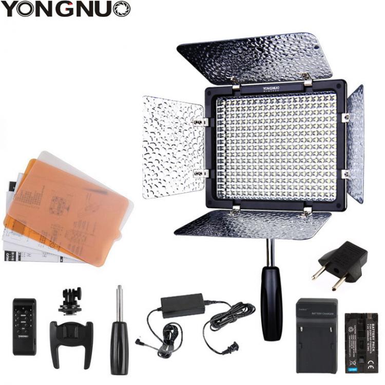 all in one place מצלמות ונלווים Yongnuo YN300 III YN-300 III 3200k-5500K CRI95 Camera Photo LED Video Light Optional with AC Power Adapter + Battery KIT