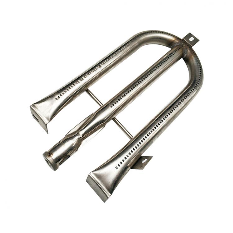 all in one place חצר וגינה 1pc 304stainless steel bbq burner tube for steam pizza grill liquefied gas burner u shaped pipe gas grill tube replacement parts