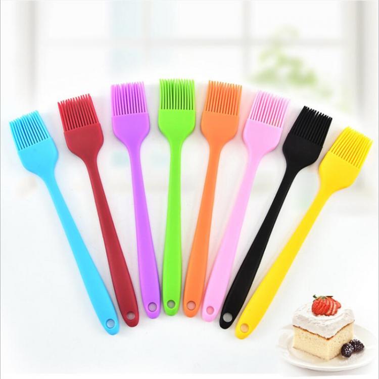 all in one place חצר וגינה Cake Baking Brush Home DIY Silicone Tools Eco-friendly Bread Oil Cream Cooking Basting Brush Silicon Kitchen Barbecue brush 21CM