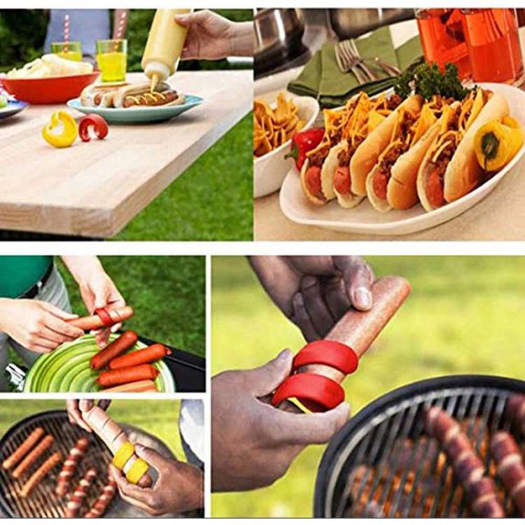 all in one place חצר וגינה 2 Pcs Barbecue Hot Dog Sausage Cutter Rotation Cut BBQ Hot Dog Slicer Wiener Slice Tool Sets Sausage knife Tool Kitchen
