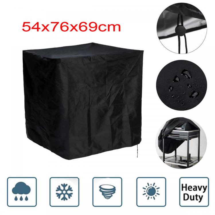 all in one place חצר וגינה 54x76x69cm Waterproof BBQ Grill Cover Weber Heavy Anti Dust Rain UV For Gas Charcoal Barbecue Accessories Outdoor Garden
