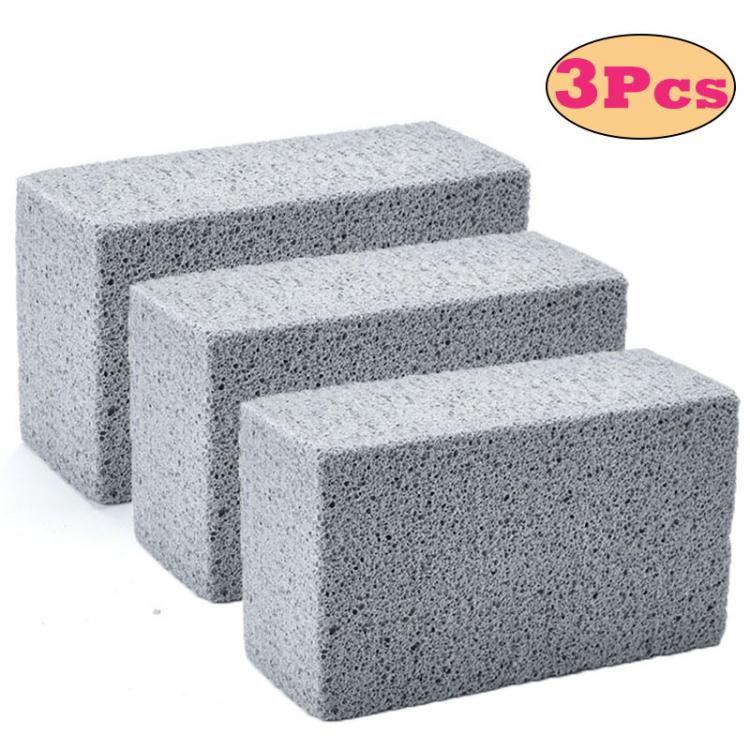 all in one place חצר וגינה 1/2/3/4Pcs Barbecue Grill Cleaning Brick BBQ Cleaning Stone Non Slip Grill Mat Easily Cleaned Odorless Kitchen Tools Accessories