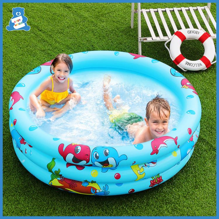 all in one place חצר וגינה 150cm Round Family Kids Adult Inflatable Swimming Pool Outdoor Garden Yard Water Floating Basin Bathtub Summer Kids Play Toys
