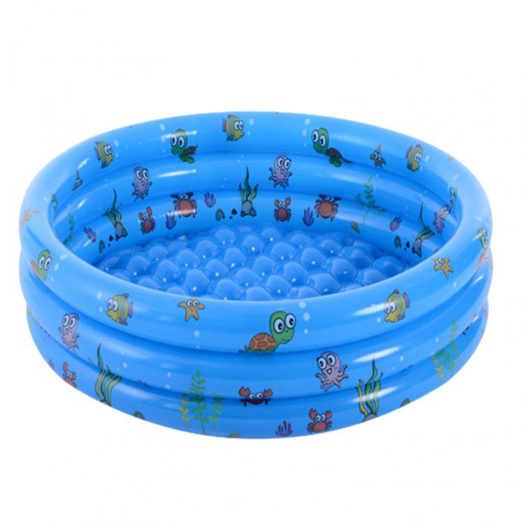 all in one place חצר וגינה Inflatable Baby Swimming Pool Round Portable Inflatable Kid Pool Cartoon Paddling Pool Ocean Ball Outdoor Lawn Shower Pool