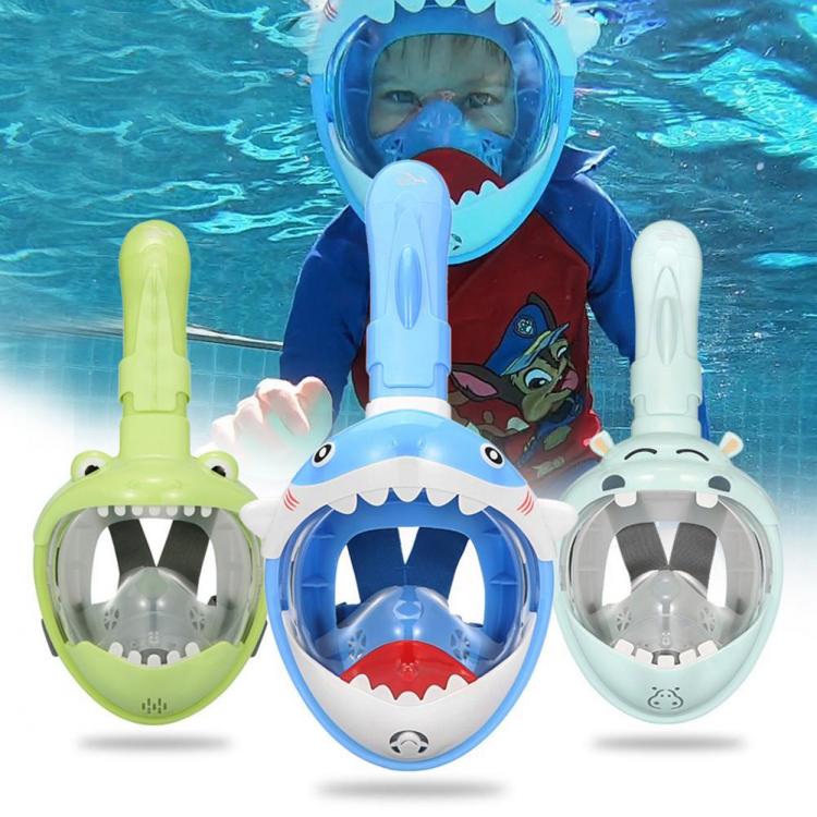 all in one place חצר וגינה Creative Shark Shape Chilren Swimming Goggles Equipment Kids Protection Face Cover Anti Fog Diving Snorkeling Supplies