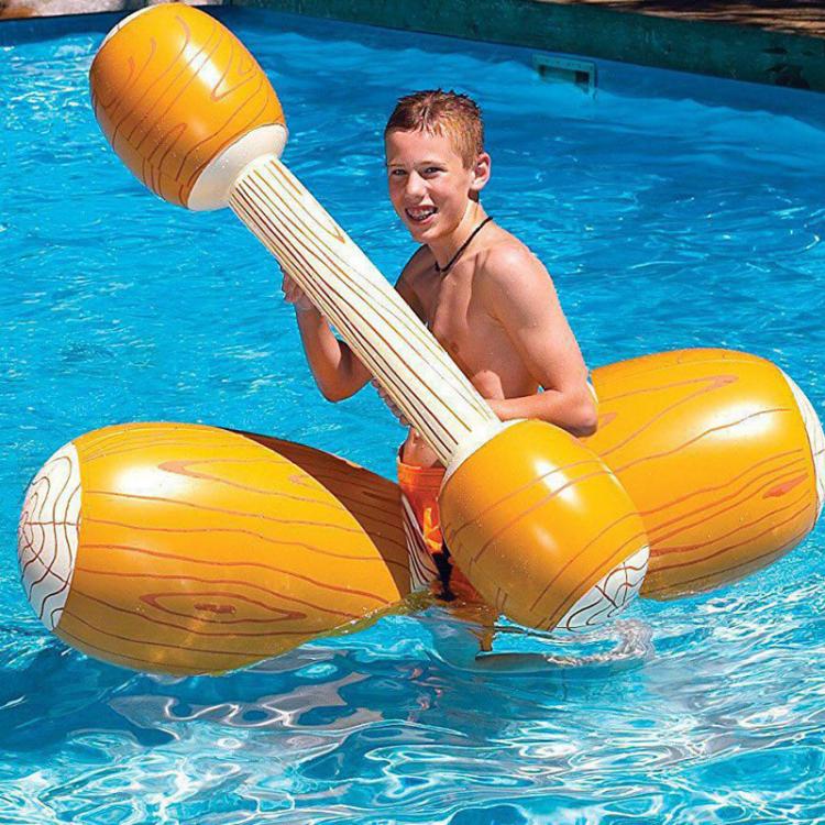 all in one place חצר וגינה Water coaster floating floating pair of inflatable swimming ring adult children game raft floating toy
