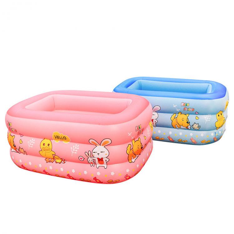 all in one place חצר וגינה Children's Cartoon Pool Home Inflatable Infant Swimming Pool Thickened Water Amusement  Portable Baby Tub Pool Toddler Games
