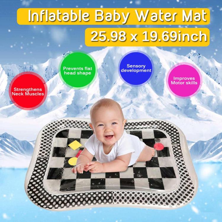 all in one place חצר וגינה 1pcs 66x50cm Inflatable Baby Water Pad PVC Infant Play Mat Ice Pad Portable Gaming Mat Children Gift
