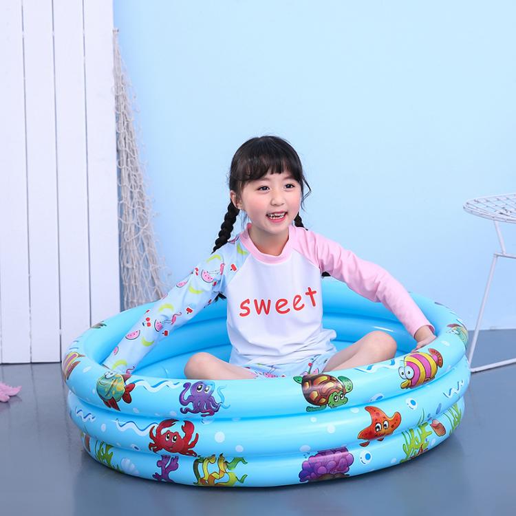all in one place חצר וגינה Inflatable pool Water play Pool in Summer Children's inflatable Swim Center Family Swimming Pool ball pit
