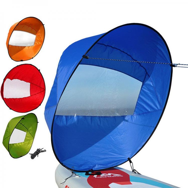 all in one place חצר וגינה 1 Pc Sail with Storage Bag Foldable Kayak Boat Wind Sail Summer Surfing Wind Paddle Kayak Sail Durable Rowing Boats Accessories