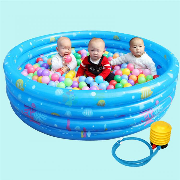 all in one place חצר וגינה Inflatable Baby Swimming Pool Summer Children Round Basin Bathtub Portable Kids Outdoors Sport Play Toys Inflatable Paddling