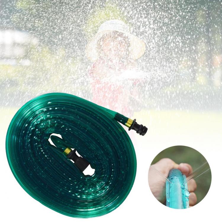 all in one place חצר וגינה 2.5/7.5 Meters Lawn Hose Garden Irrigation Tools PVC Hose Lawn Sprinkler Pipe With Connector Gardening Watering Accessory