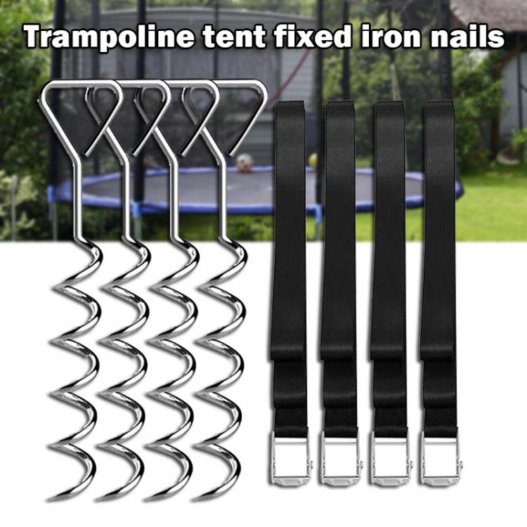 all in one place חצר וגינה Metal Tent Nail Spiral Nail Outdoor Camping Tent Trampoline Pegs Spiral Ground Pin Hook Tent Accessories Camping Tools Garden