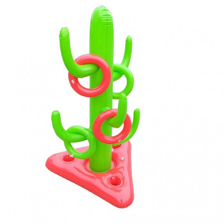 all in one place חצר וגינה PVC Inflatable Cactus Ferrule Toys Inflatable Fairy Throwing Competitive Interactive Toys Swimming Pool Funny Throwing Toys