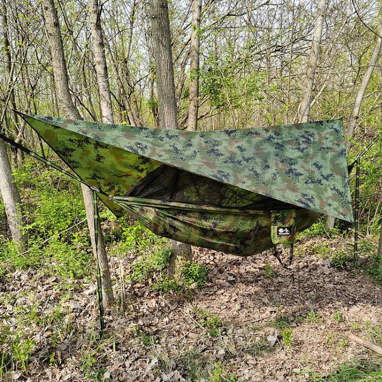 all in one place חצר וגינה Camping Hammock Tent Outdoor Backpacking Mosquito-Net Travel Lightweight
