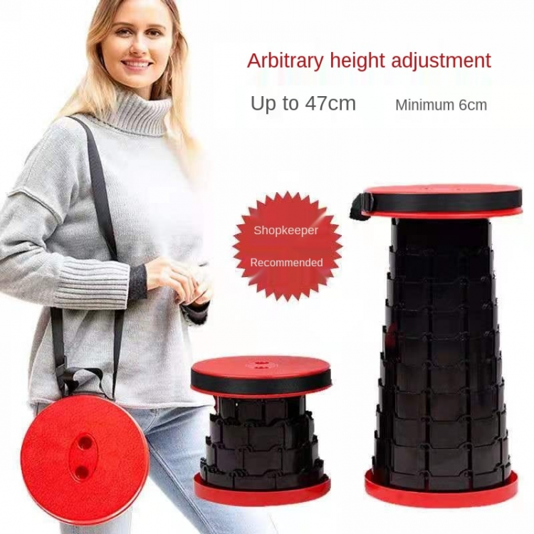 all in one place חצר וגינה Outdoor Retractable Chair Portable Stool Lounge Folding Chair Camping Stool Foldable Fishing Light Weight Adjustable Chair