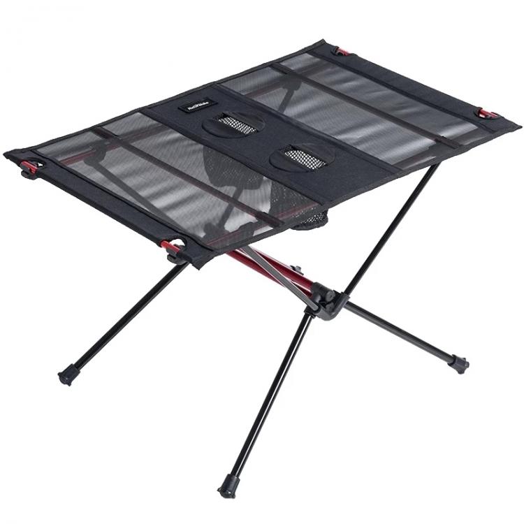 all in one place חצר וגינה Picnic Table Collapsible Roll Up Portable Outdoor Foldable Fishing Table Ultralight Aluminum Folding Camping Table Dropshipping
