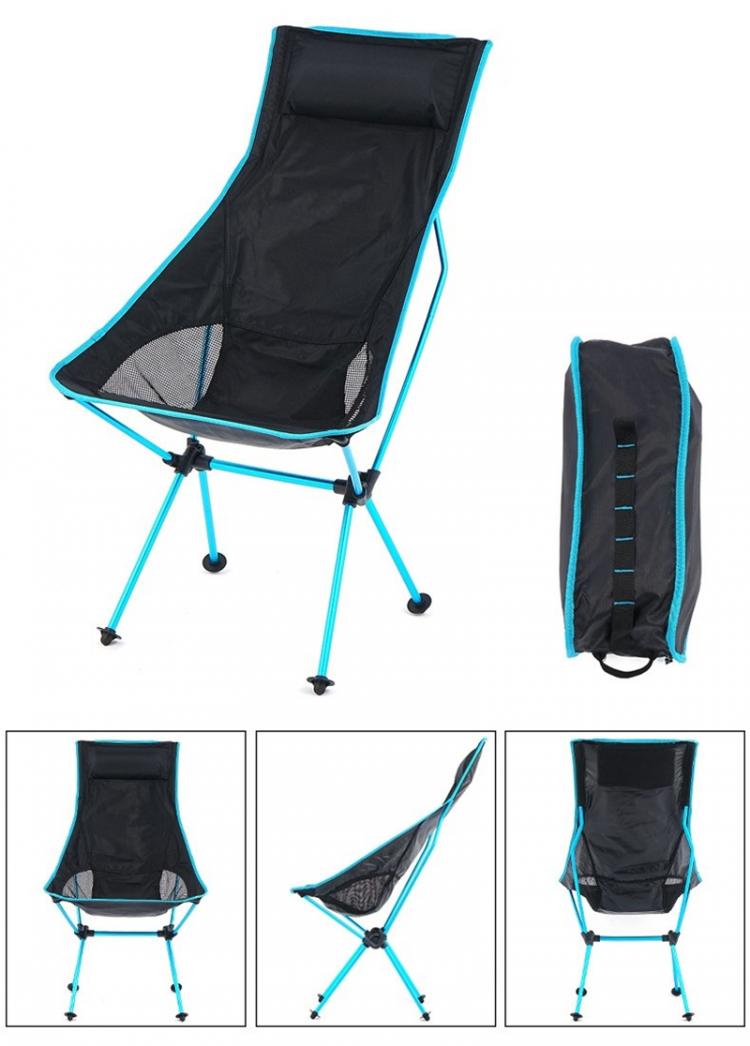 all in one place חצר וגינה Travel Ultralight Folding Chair Super Hard High Load Outdoor Camping Portable Beach Hiking Picnic Seat Fishing Tool Fold Chair