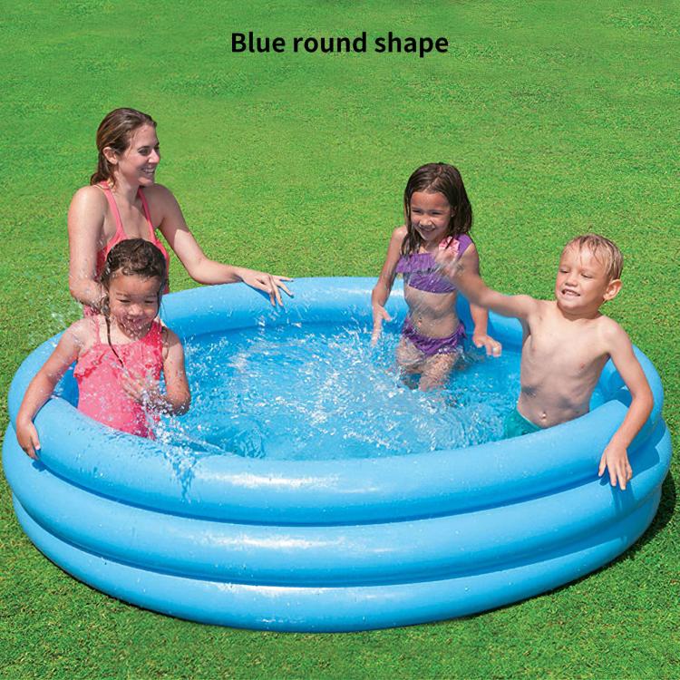 all in one place חצר וגינה Kids Children Swimming Pools Blue Large Soft Family Pool Inflatable Round Beach Vacation Paddling Pool For Kids Summer Party Toy