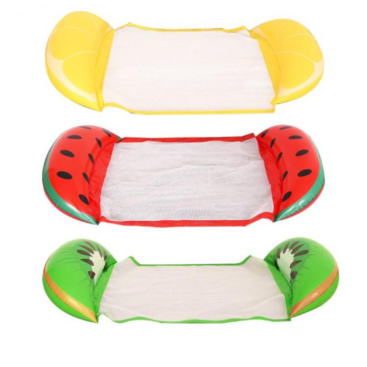 all in one place חצר וגינה Swimming Pool Fruit Hammock Mesh Inflatable Float Multi-purpose Pool Lounge
