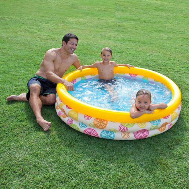 all in one place חצר וגינה Inflatable Pool 147cm Swim Toddler Dry Baby Children'S Swimming Pool For Kids Outdoor Indoor Child Garden Pools Swimmingpool 