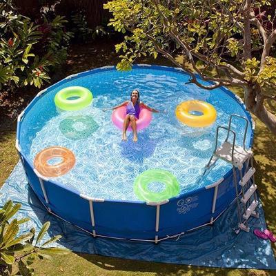 all in one place חצר וגינה INTEX super-large bracket adult swimming pool heightening and thickening children's parent-child family swimming pool rides