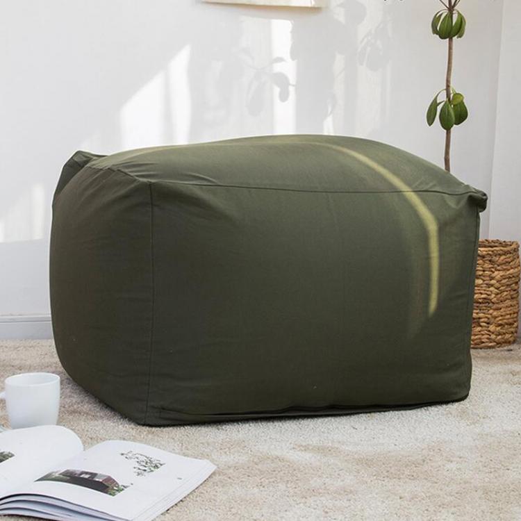 all in one place חצר וגינה Japanese Style Unfilled Lounge Bean Bag Sofa Cover Home Soft Lazy Sofa Cozy Single Chair Pouf Couch Tatami Living Room Furniture