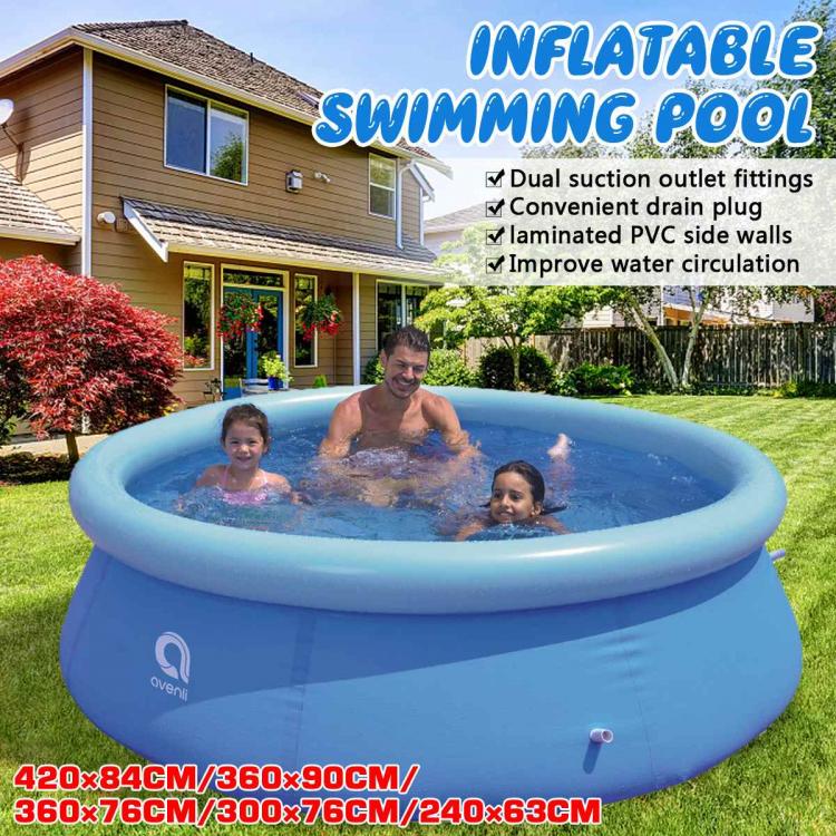 all in one place חצר וגינה Large Family Inflatable Swimming Pool High Quality Thickened PVC Paddling Pool For Adult Kids Outdoor Garden Swimming Pools
