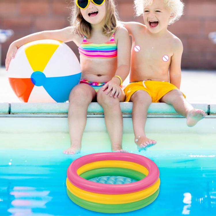 all in one place חצר וגינה Portable Round Basin Bathtub Inflatable Swimming Pool Outdoors Sport Play Toys Summer Water Toys Party Supply for Baby Kids