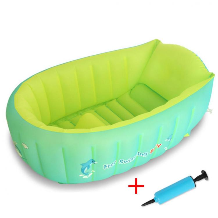 all in one place חצר וגינה Baby Inflatable Bathtub Portable Infant Toddler Bathing Tub Nonslip Travel Bathtub Kids Shower Basin for Toddlers