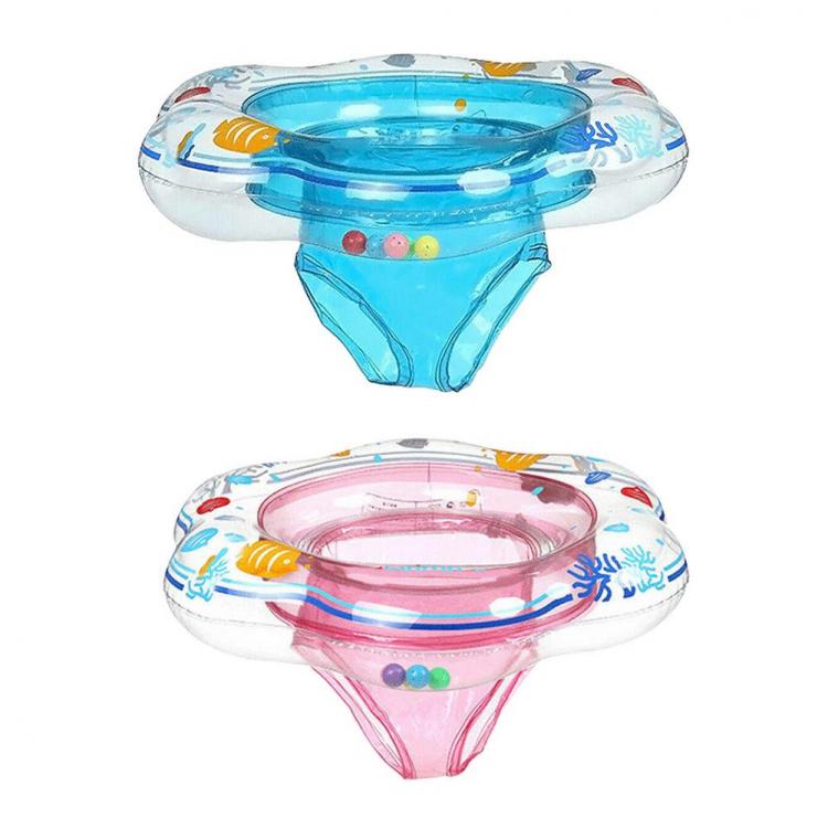 all in one place חצר וגינה Inflatable Waist Trainer Pool Inflatable Ring Toddler Flotador Double Safety Swim Baby Ring Bath Baby Swimming Rings Float Buoy