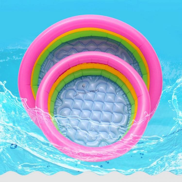 all in one place חצר וגינה Baby Inflatable Swimming Pool Summer Children Toys Portable Rainbow swimming pool for children Outdoor games Inflatable bathtub