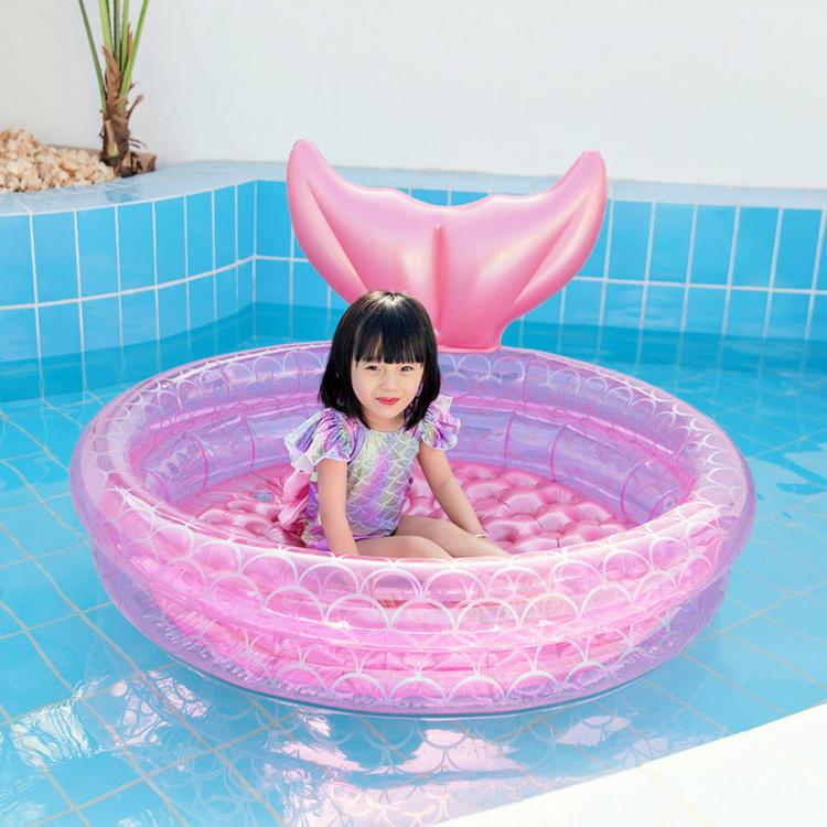 all in one place חצר וגינה Baby Inflatable Round Swimming Pool PVC Safe Summer Inflatable Bath Tub Water Party Toys Swimming Pool For Kids piscine