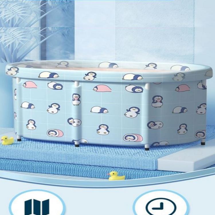 all in one place חצר וגינה Baby Shining Baby Bathtub Baby Swimming Bucket Pool Adult Bathing Bucket Folding Bath Bucket Household Children Bathing Bucket