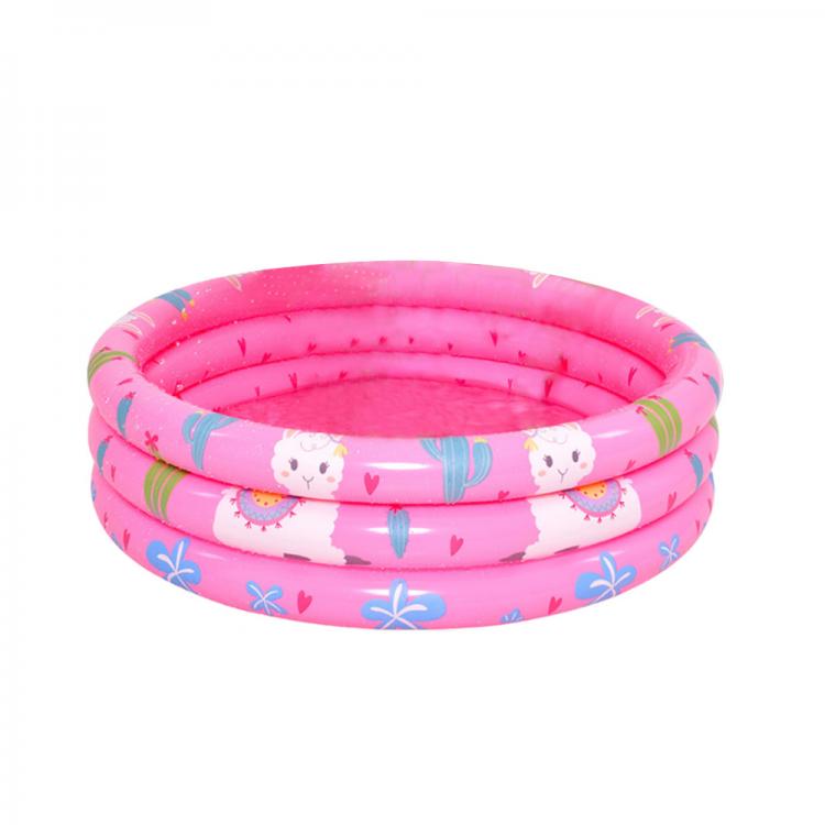 all in one place חצר וגינה Inflatable Alpaca Three-ring Water Basin Swimming Play Safety Firm And Not Easy To Deform Activities Kid PVC Garden 1Set Pool