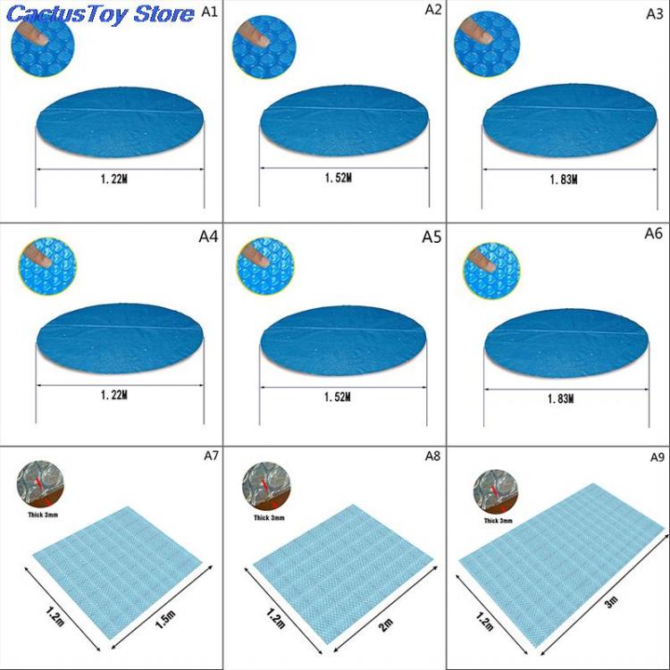 all in one place חצר וגינה NEW 1pc Swimming Pool Cover Blue Cloth round Mat Family Garden Rainproof Dust Cover Pool Accessories