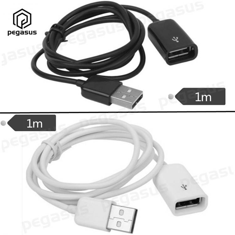 all in one place אביזרים 1 Meter USB 2.0 A Plug Male to Female Jack Pearly Shell Data Charging Extension Cable