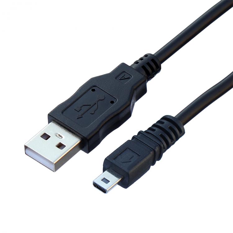 all in one place אביזרים 8 Pin UC-E6 UC-E16 UC-E17 USB Sync Cable for Nikon CoolPix Fuji Panasonic