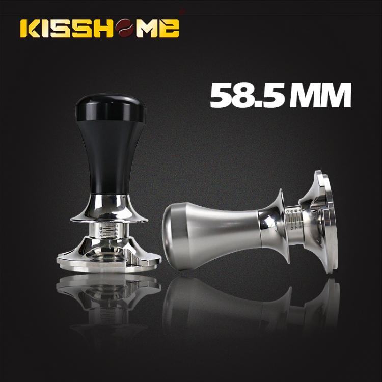 all in one place כלי מטבח ובישול 58.5mm Adjustable Depth Coffee Tamper Calibrated Steady Pressure Espresso Distributor Stainless Steel Froce Tamper Barista Tools