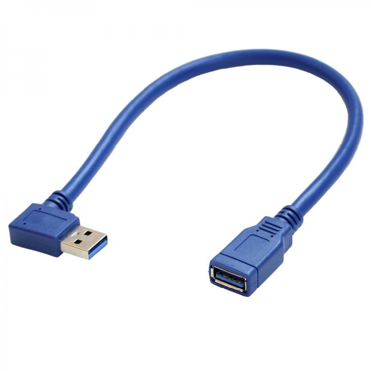 all in one place אביזרים 30cm USB3.0 Male to Female  90 Degree Left&Right Angled Elbow Transmission Cable Extension Convertor