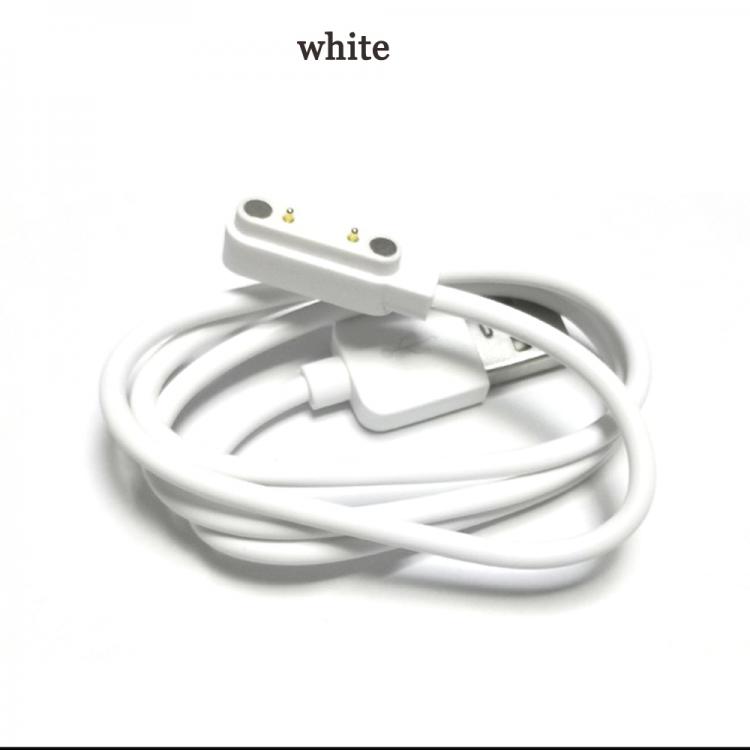 all in one place אביזרים 8 pieces Magnetic Charging Cable USB 7.62 mm Male to 2 Pin Pogo Magnetic Charger Cable Cord for Smart Watch GT88 G3 Y3 KW88 GT68