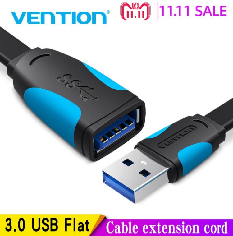 all in one place אביזרים Vention USB2.0 3.0 Extension Cable Male to Female Extender Cable USB3.0 Cable Extended for laptop PC USB Extension Cable 0.5M 3M