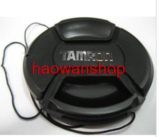 all in one place אביזרים 52 55 58 62 67 72 77 mm Center Pinch Snap on Front Lens Cap Hood Cover protector with Strap for tamron camera dslr