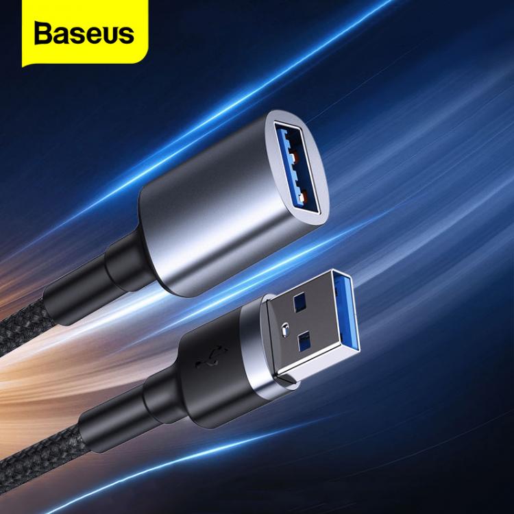 all in one place אביזרים Baseus USB To USB Male to Male Extension Cable Male To Female USB to Micro B 3.0 Cable 5Gbps 2A Fast Data Sync Cord For Smart TV