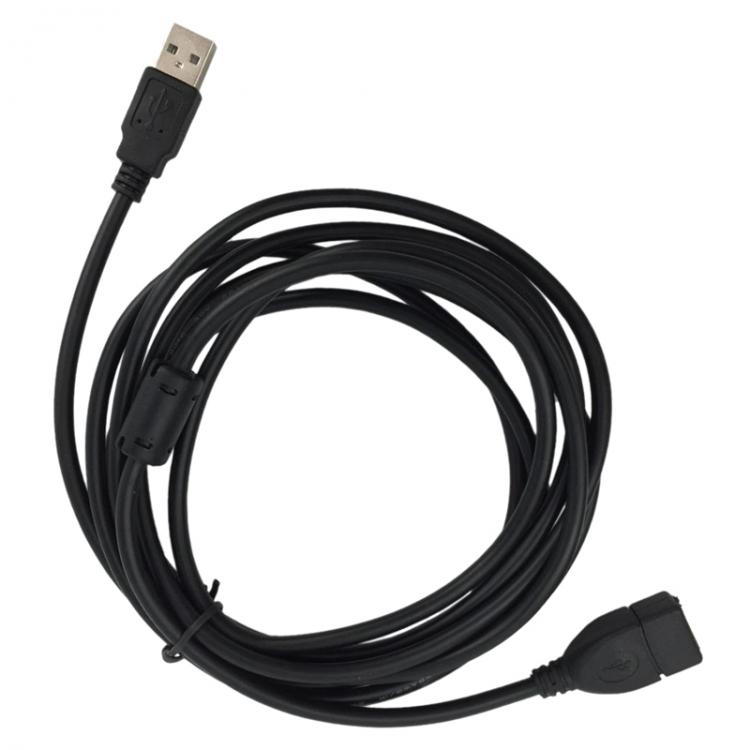 all in one place אביזרים USB Extension Data Cable 2.0 A Male to A Female Long Cord for Computer, 3 meter Black