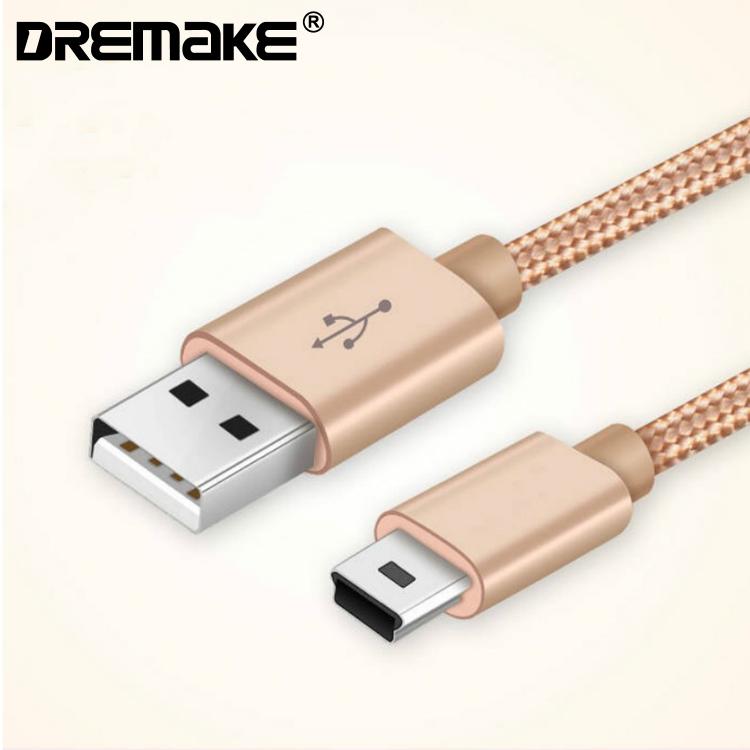 all in one place אביזרים Mini USB 2.0 Cable Braided,USB-A to Mini-B Charger Cord Compatible for PS3 Controller, Digital Camera, Dash Cam, MP3 Player Sync