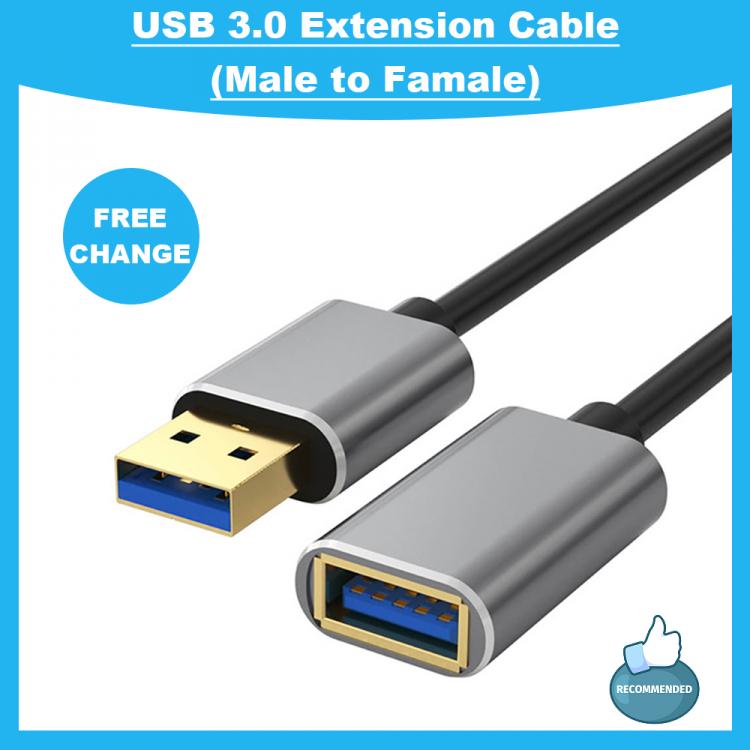 all in one place אביזרים USB Extension Cable Male to Famale USB 3.0 Wire for Samsung S10 IPhone 11 IPad Laptop PC TV Xbox Extender Cord Fast Speed Cable
