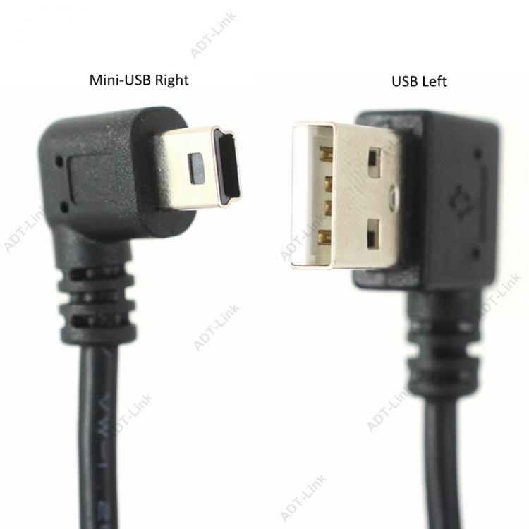 all in one place אביזרים Mini USB Data Cable 10INCH 90 Degree USB Right Angle Nickel Plated Short USB 2.0 -A-Male-4Pin to Right Angle Mini-B-5Pin 25cm