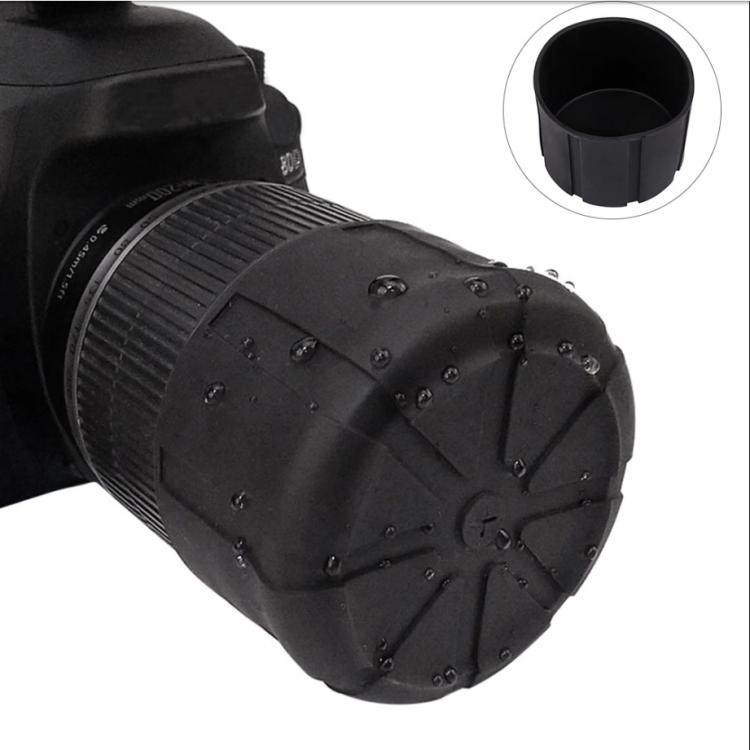 all in one place אביזרים Waterproof SLR Silicone Camera cover universal Lens Cap Holder Cover Camera Len Cover For Canon Nikon Sony Olypums Fuji Lumix