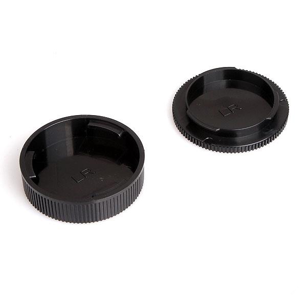 all in one place אביזרים 1 Pairs camera Body cap + Rear Lens Cap for Leica R LR